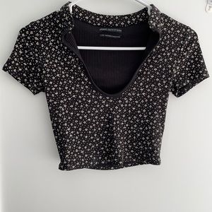 Urban Outfitters floral crop top